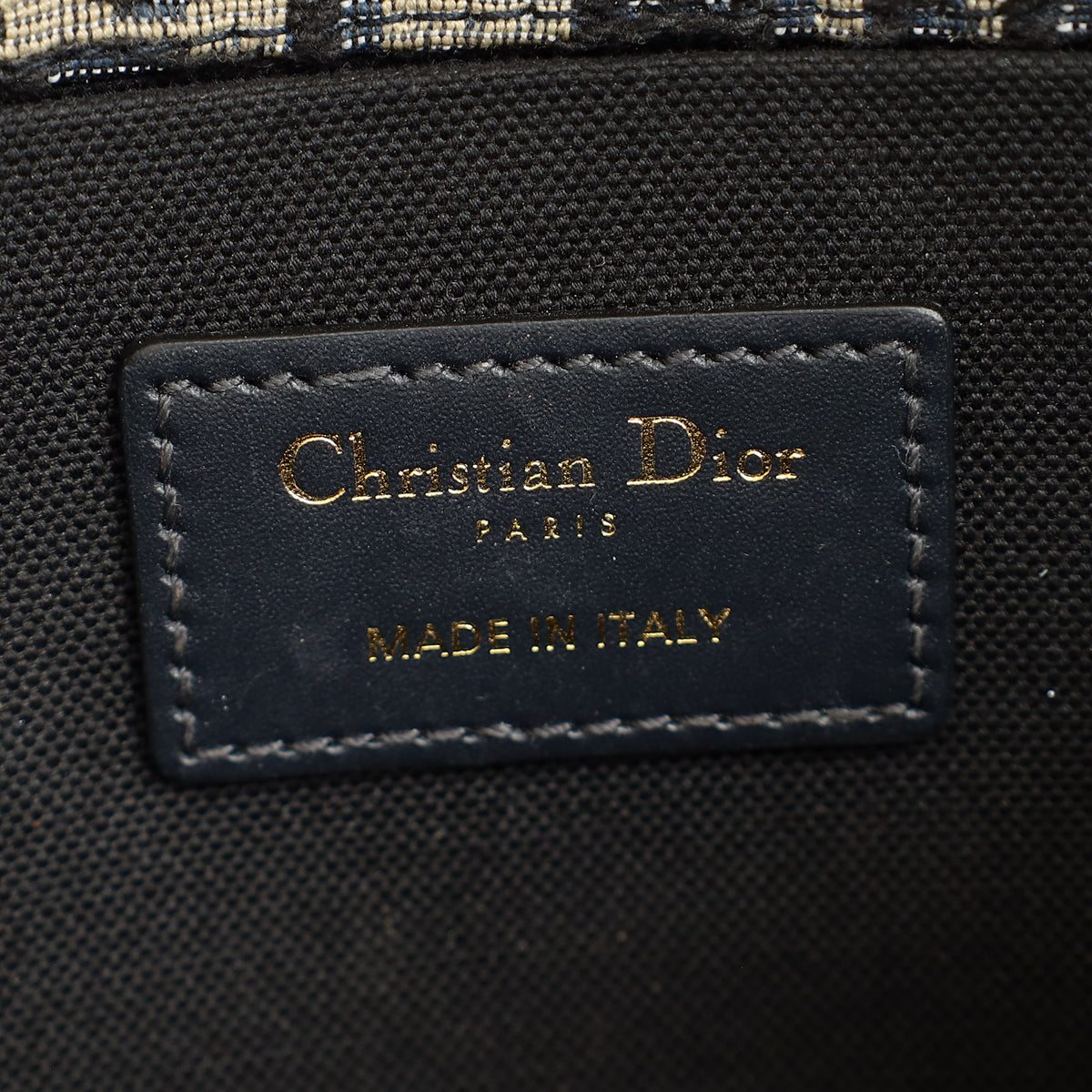 Christian Dior Blue Oblique 30 Montaigne East West Shoulder Bag