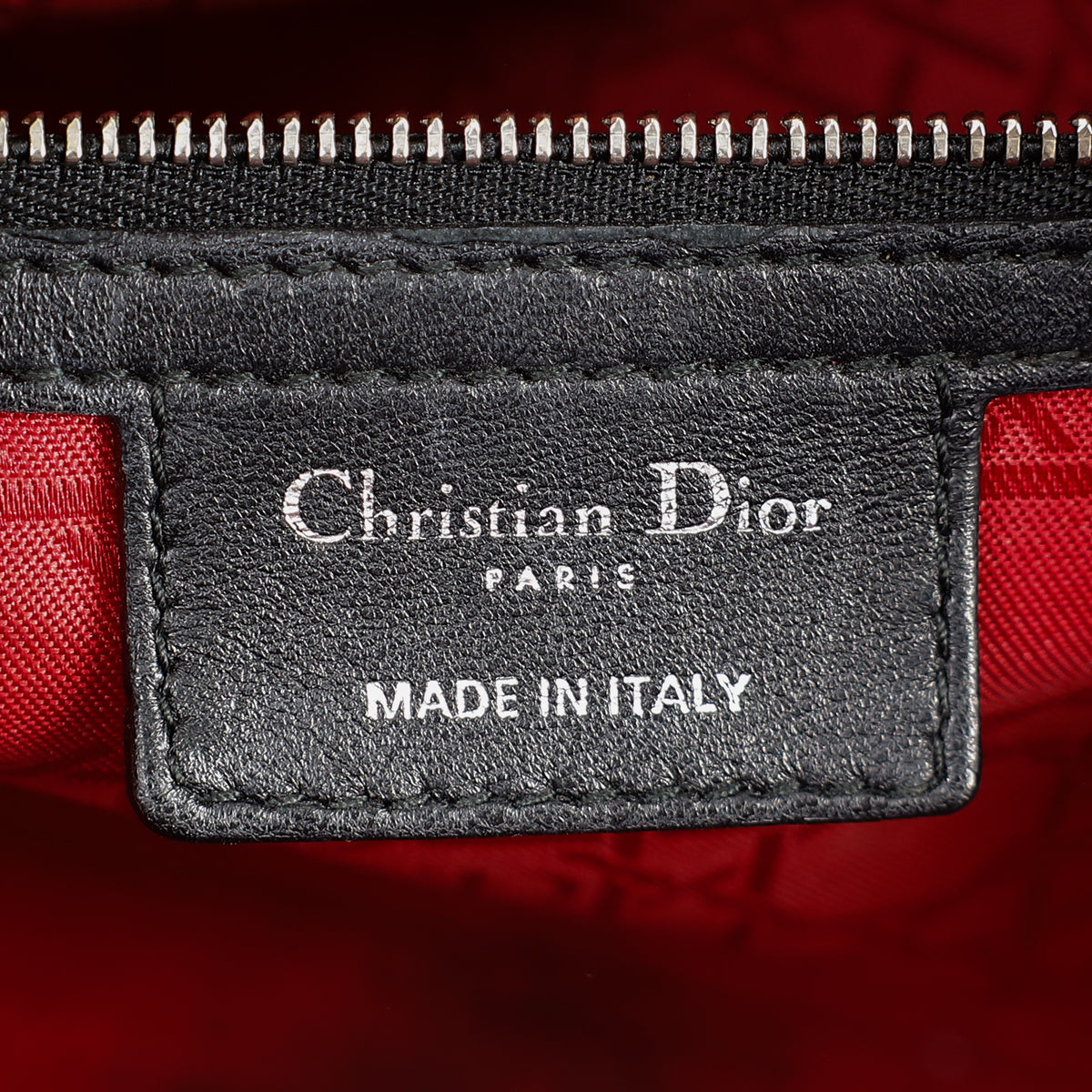 Christian Dior Black Lady Dior Large Bag