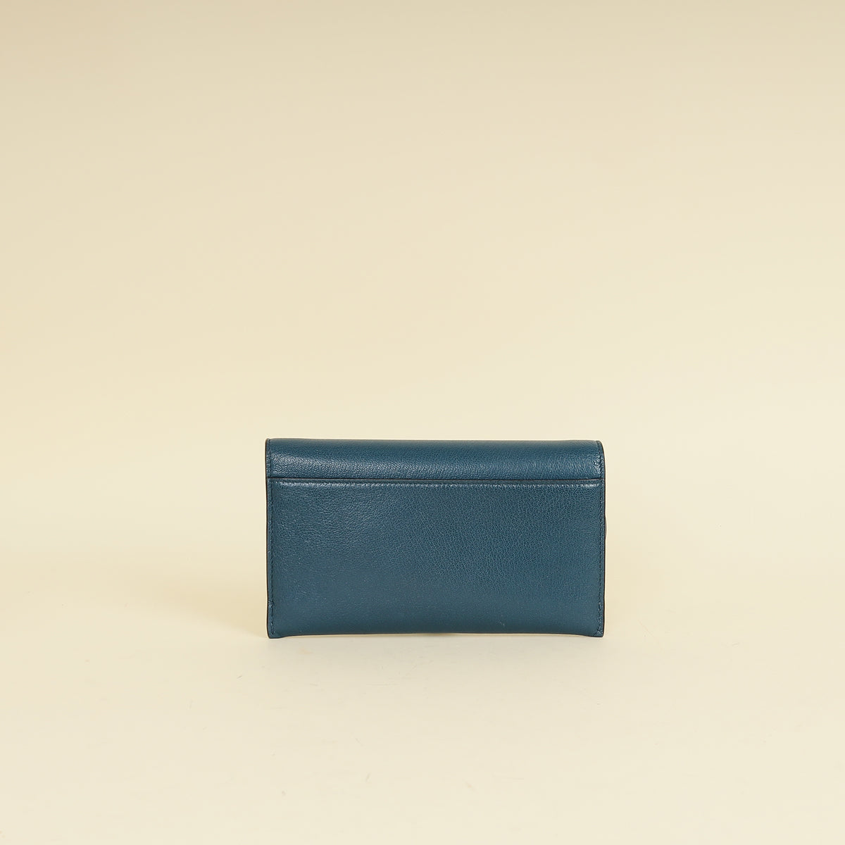 Christian Dior Teal Blue Saddle Long Wallet on Chain