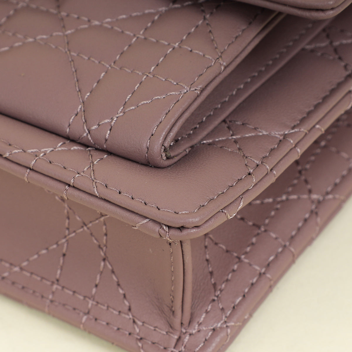 Christian Dior Plum My Dior Daily Pouch with Chain