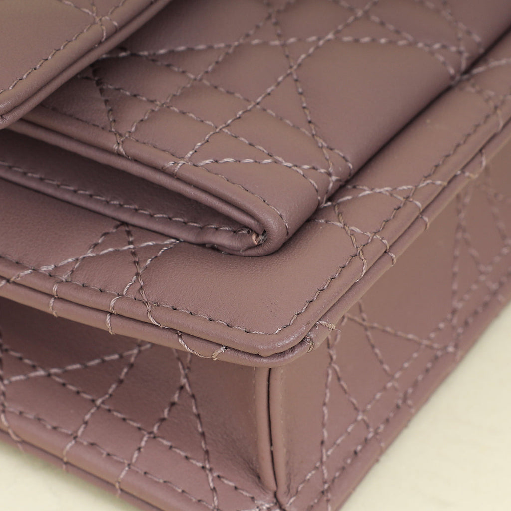 Christian Dior Plum My Dior Daily Pouch with Chain