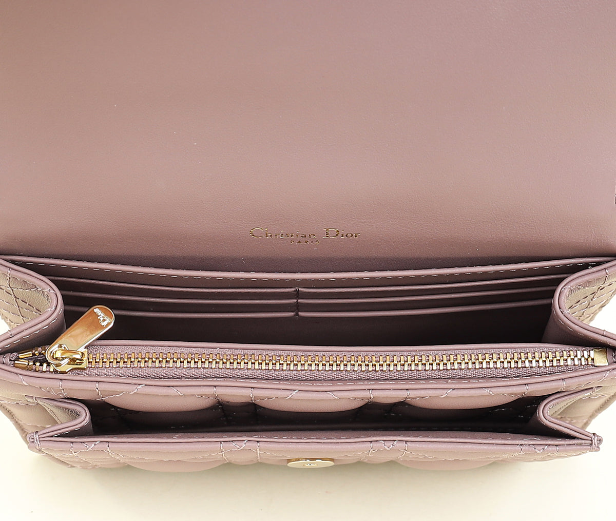 Christian Dior Plum My Dior Daily Pouch with Chain