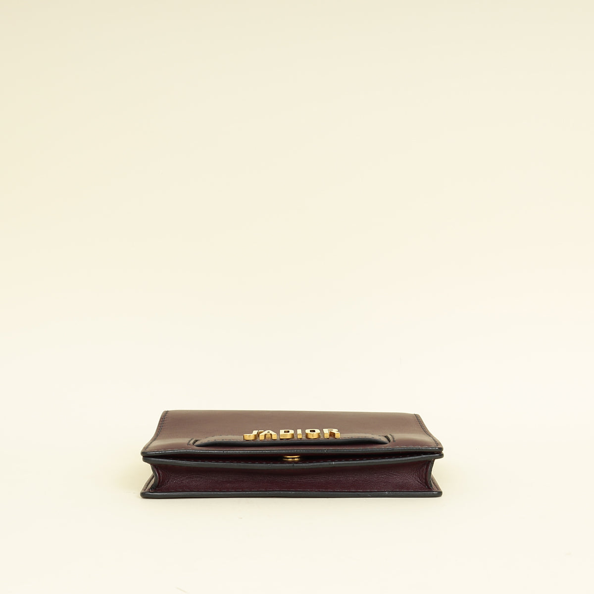 Christian Dior Burgundy J'Adior Wallet on Chain