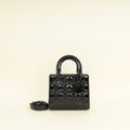 Christian Dior Black Lady Dior Small Bag