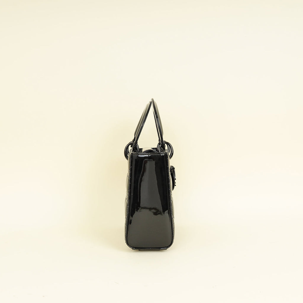 Christian Dior Black Lady Dior Small Bag
