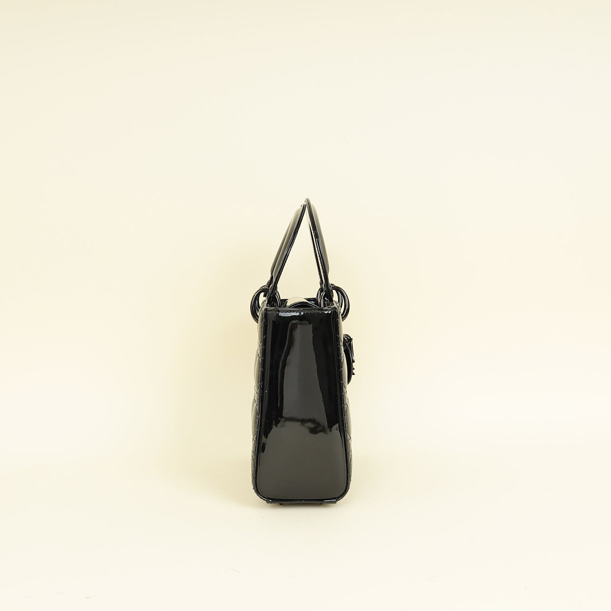 Christian Dior Black Lady Dior Small Bag