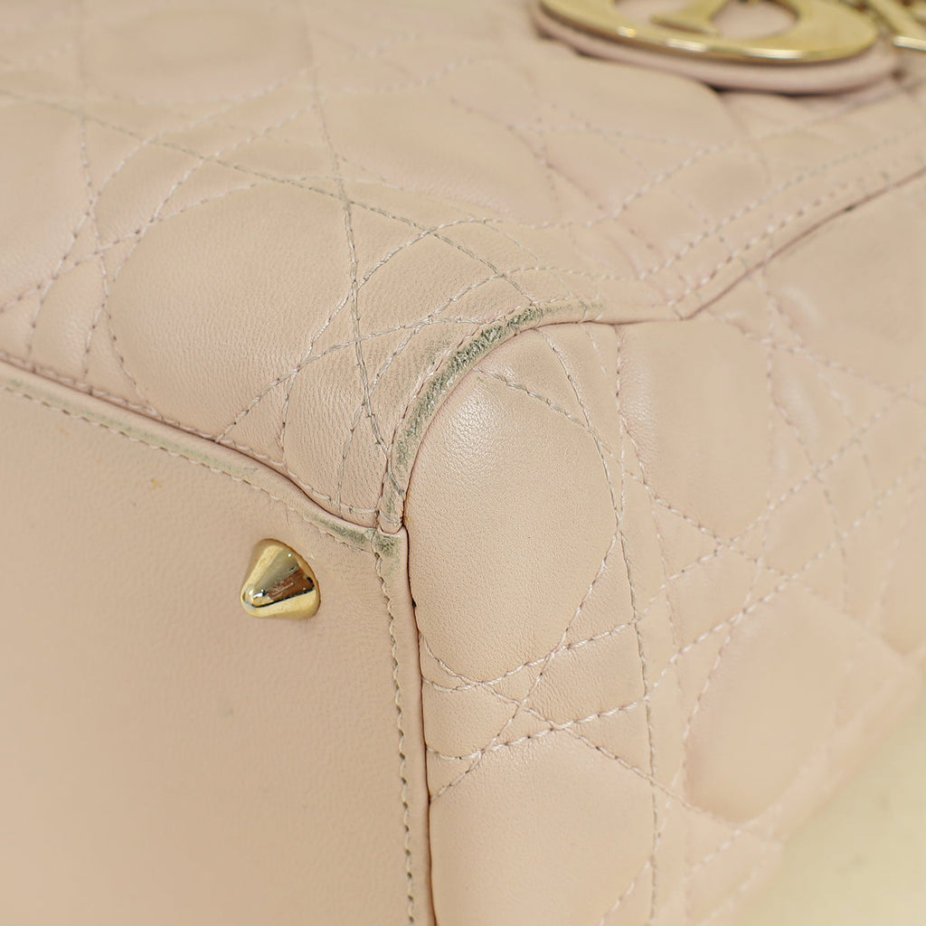 Christian Dior Light Pink Lady Dior Medium Bag