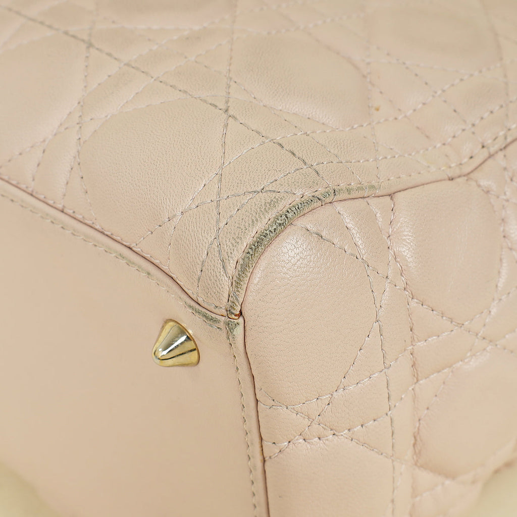 Christian Dior Light Pink Lady Dior Medium Bag
