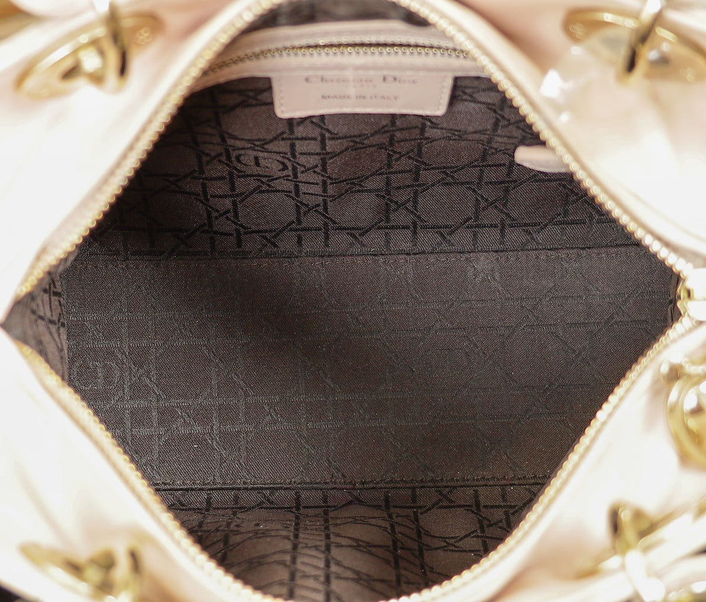 Christian Dior Light Pink Lady Dior Medium Bag