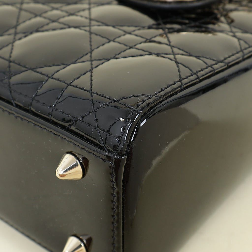 Christian Dior Black Lady Dior Small Bag