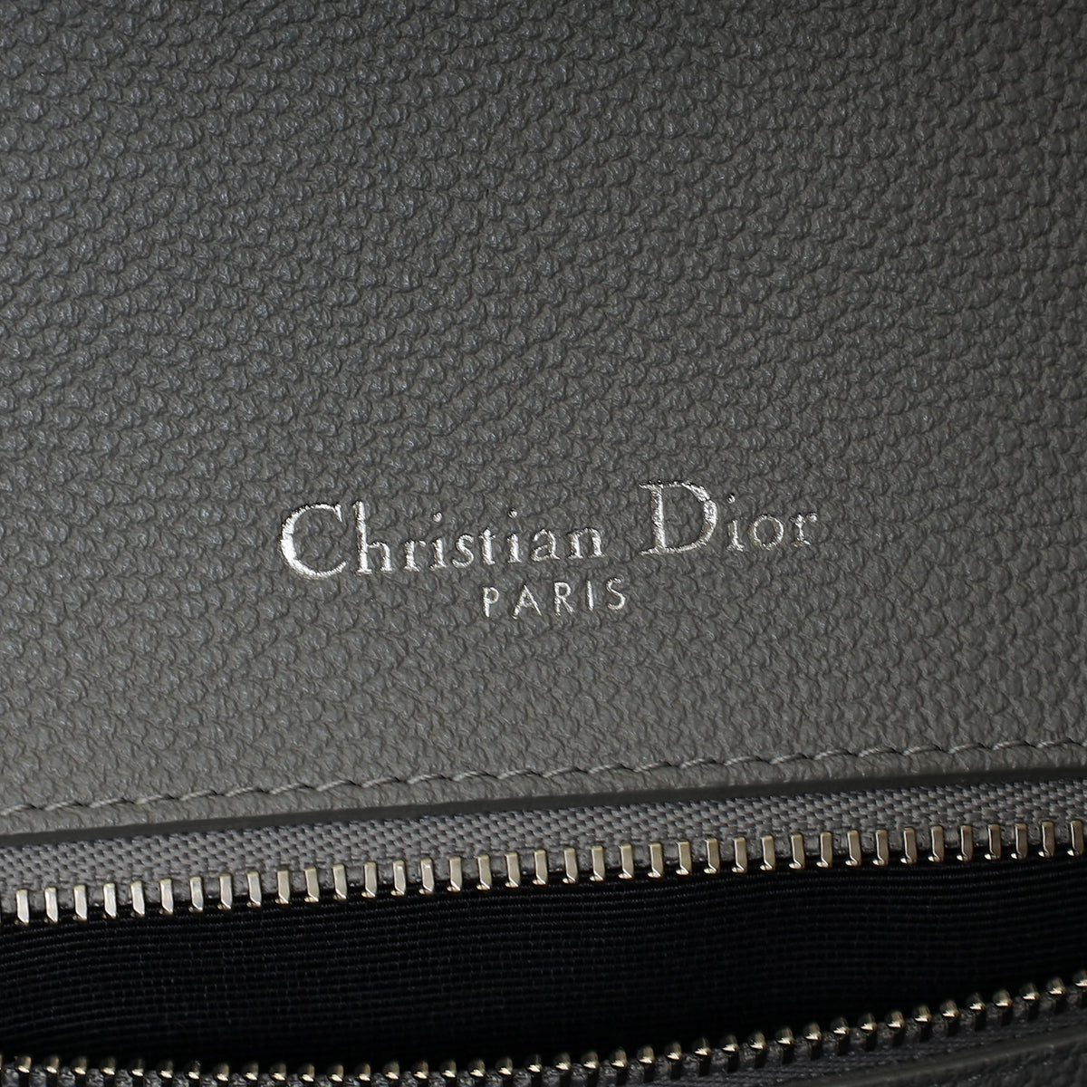Christian Dior Grey Diorama Medium Shoulder Bag