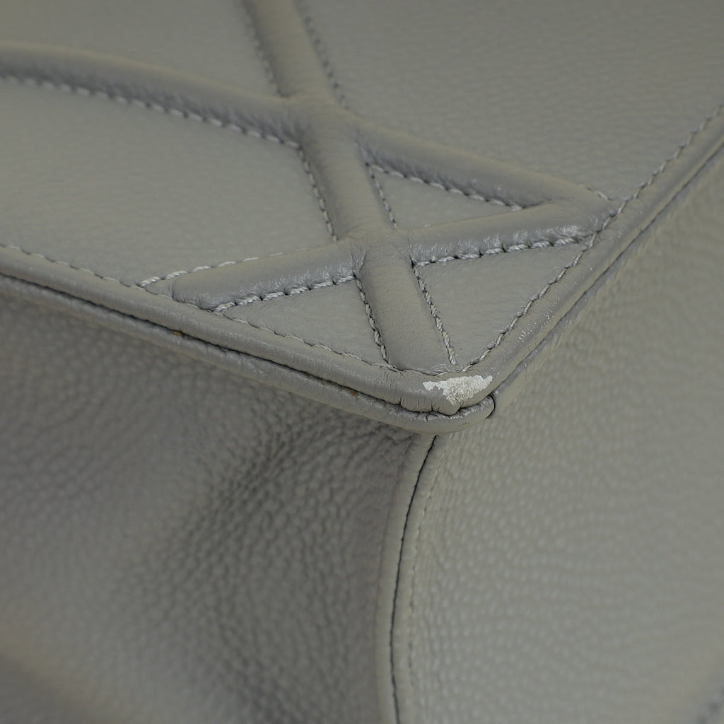 Christian Dior Grey Diorama Medium Shoulder Bag