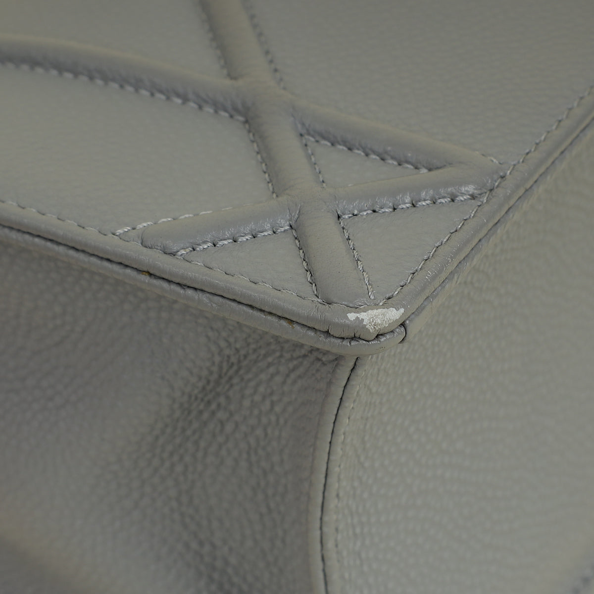Christian Dior Grey Diorama Medium Shoulder Bag