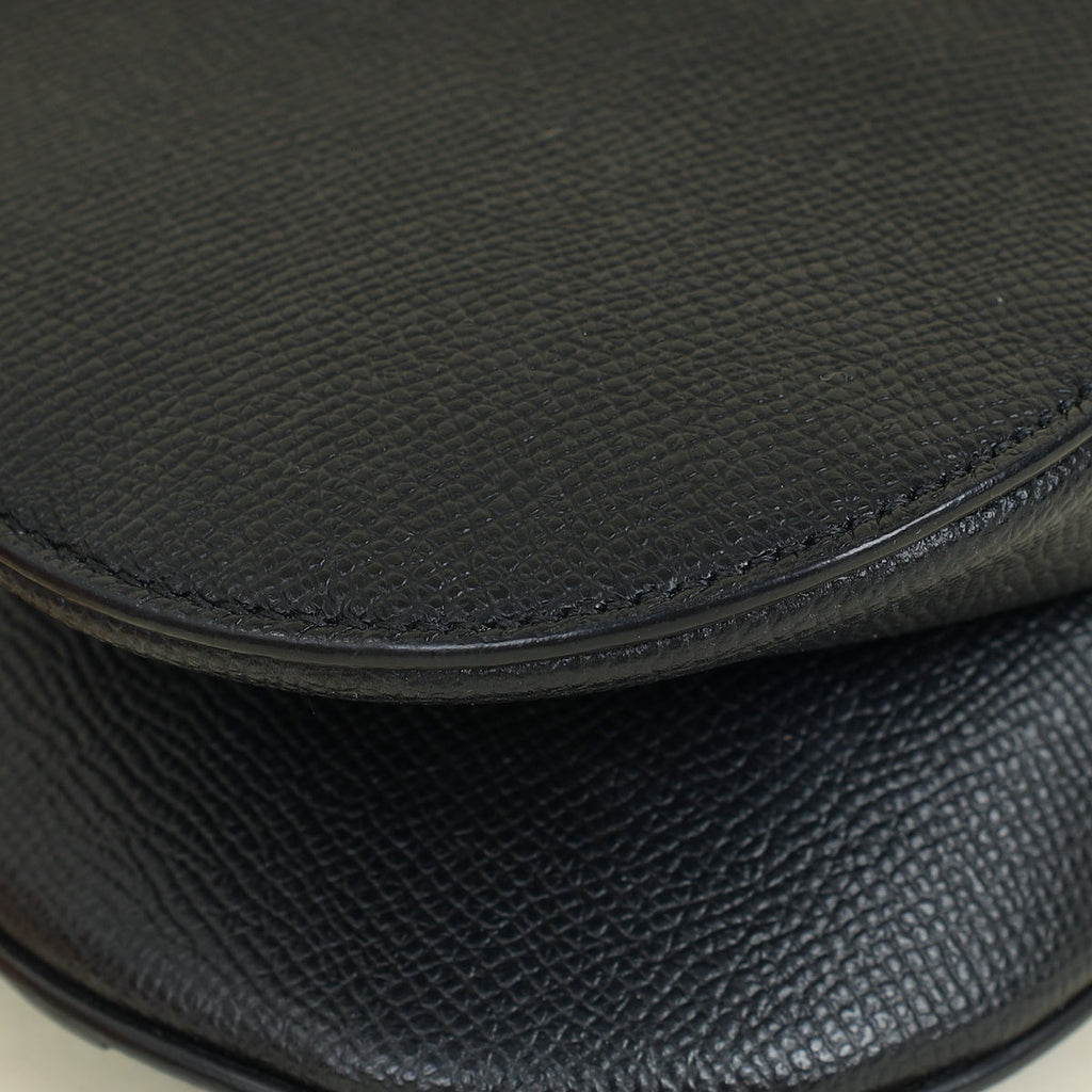 Christian Dior Black Mini Saddle Bag with Strap