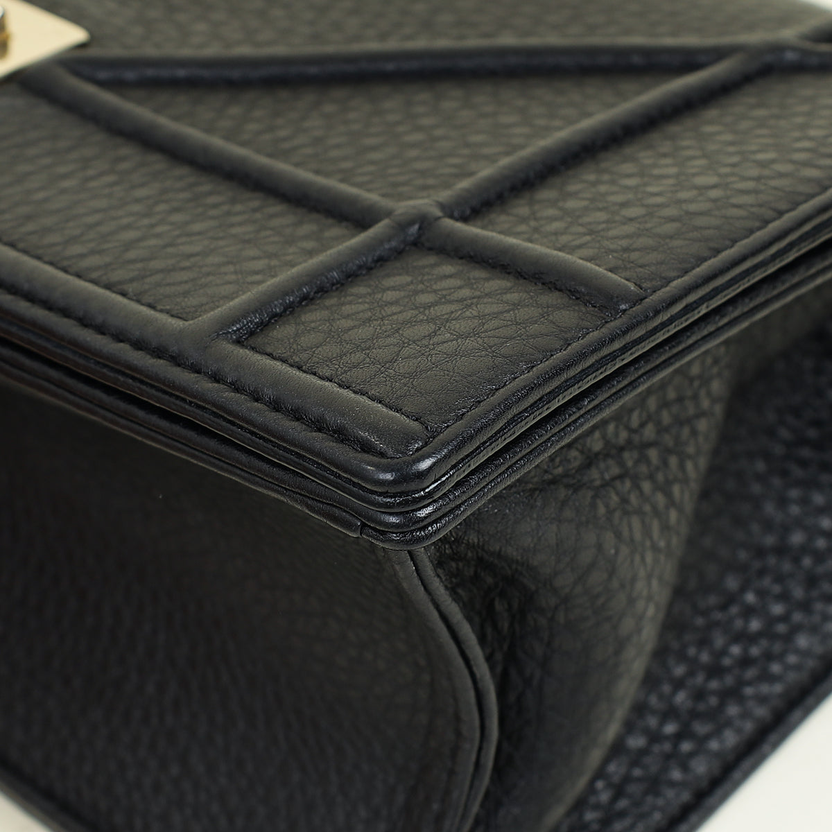 Christian Dior Black Diorama Medium Bag
