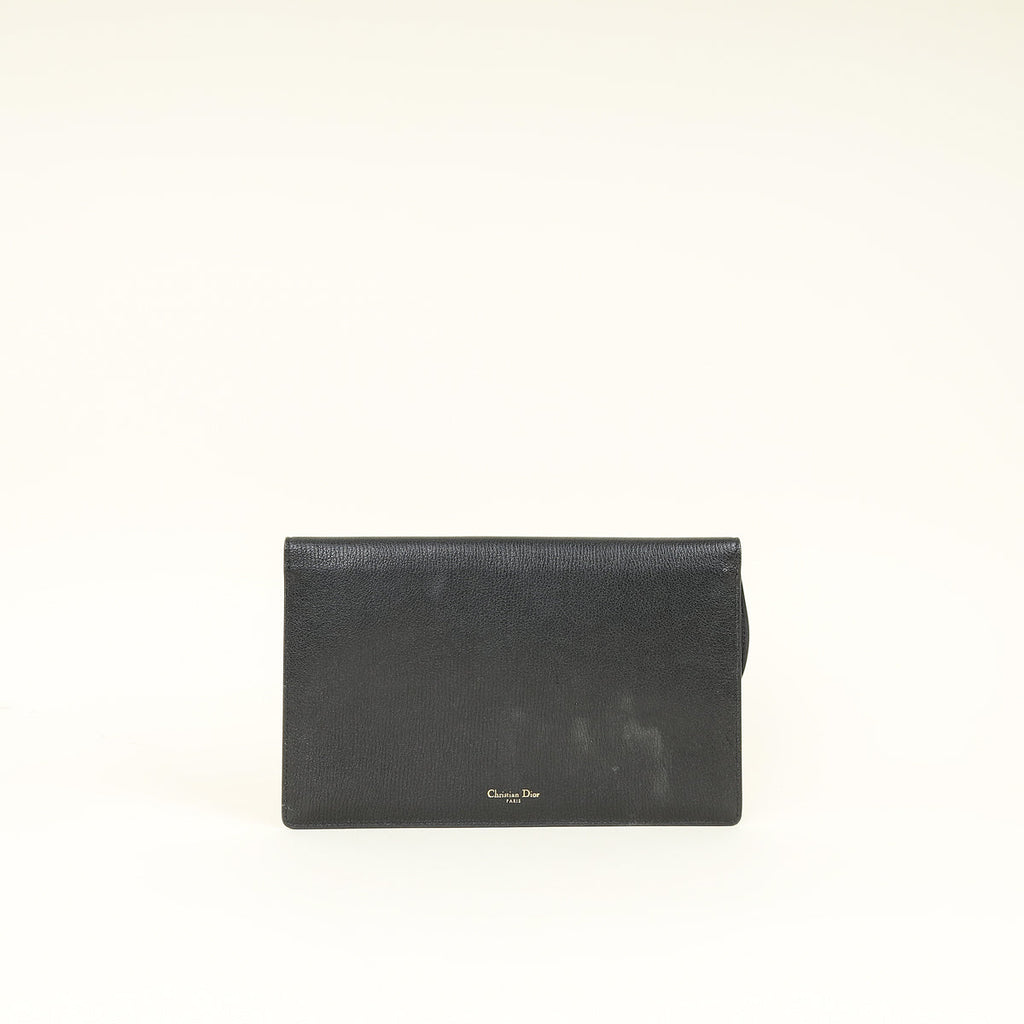Christian Dior Black Saddle Pouch