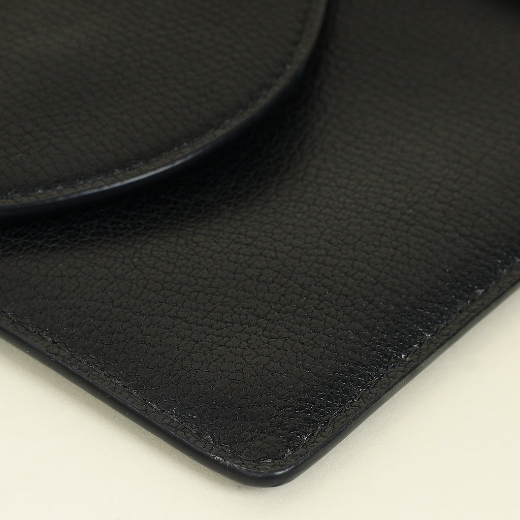 Christian Dior Black Saddle Pouch