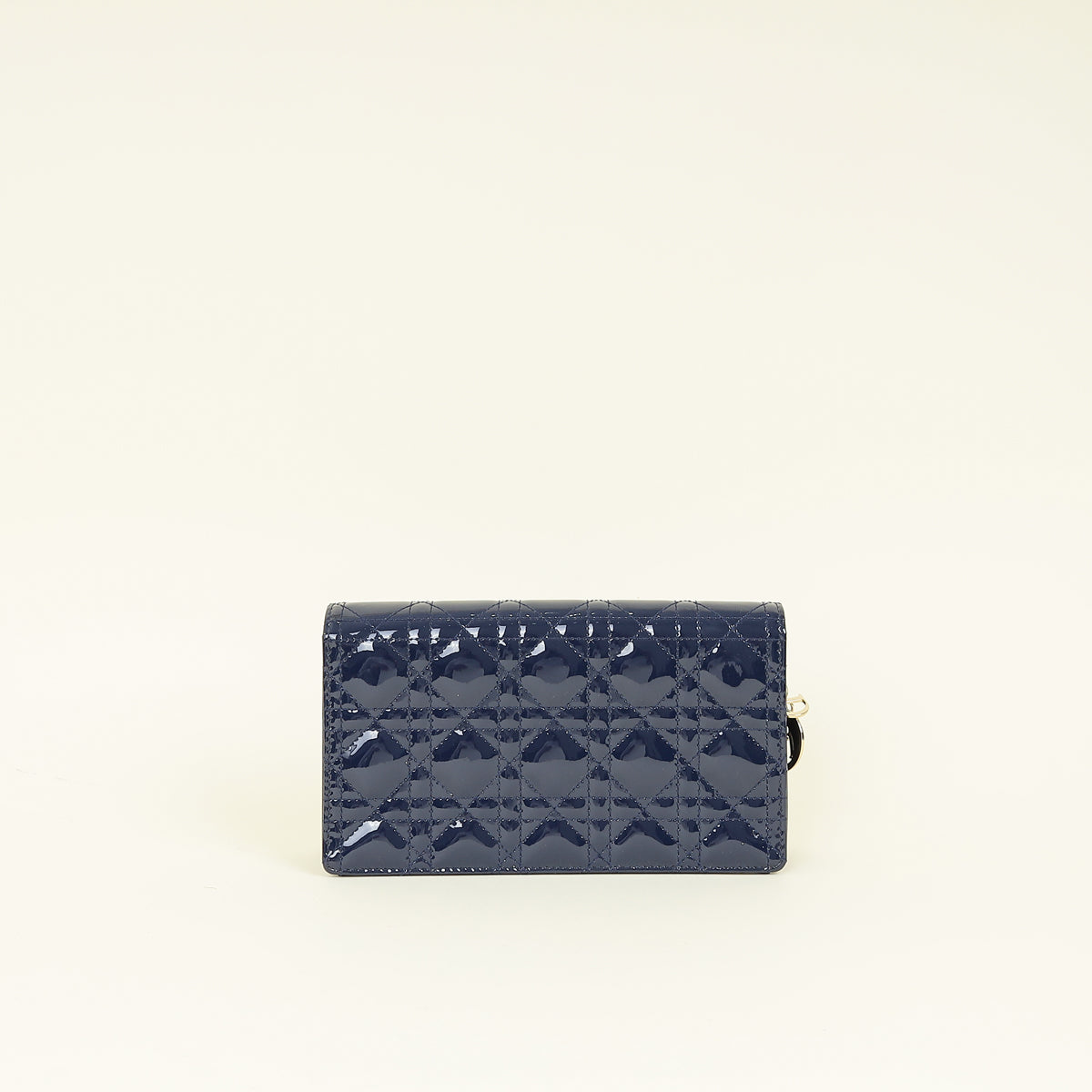 Christian Dior Navy Lady Dior Pouch on Chain