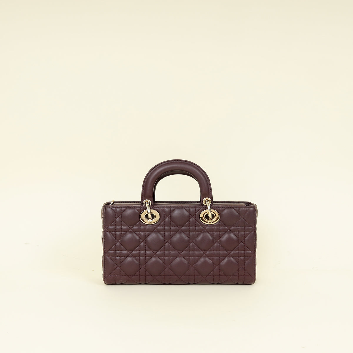 Christian Dior Plum Lady D-Joy Medium Bag