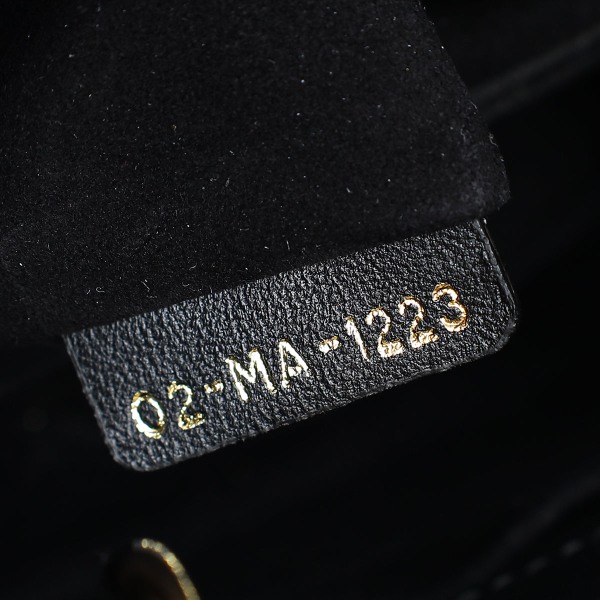 Christian Dior Black Lady Dior Sun Studs Small Bag