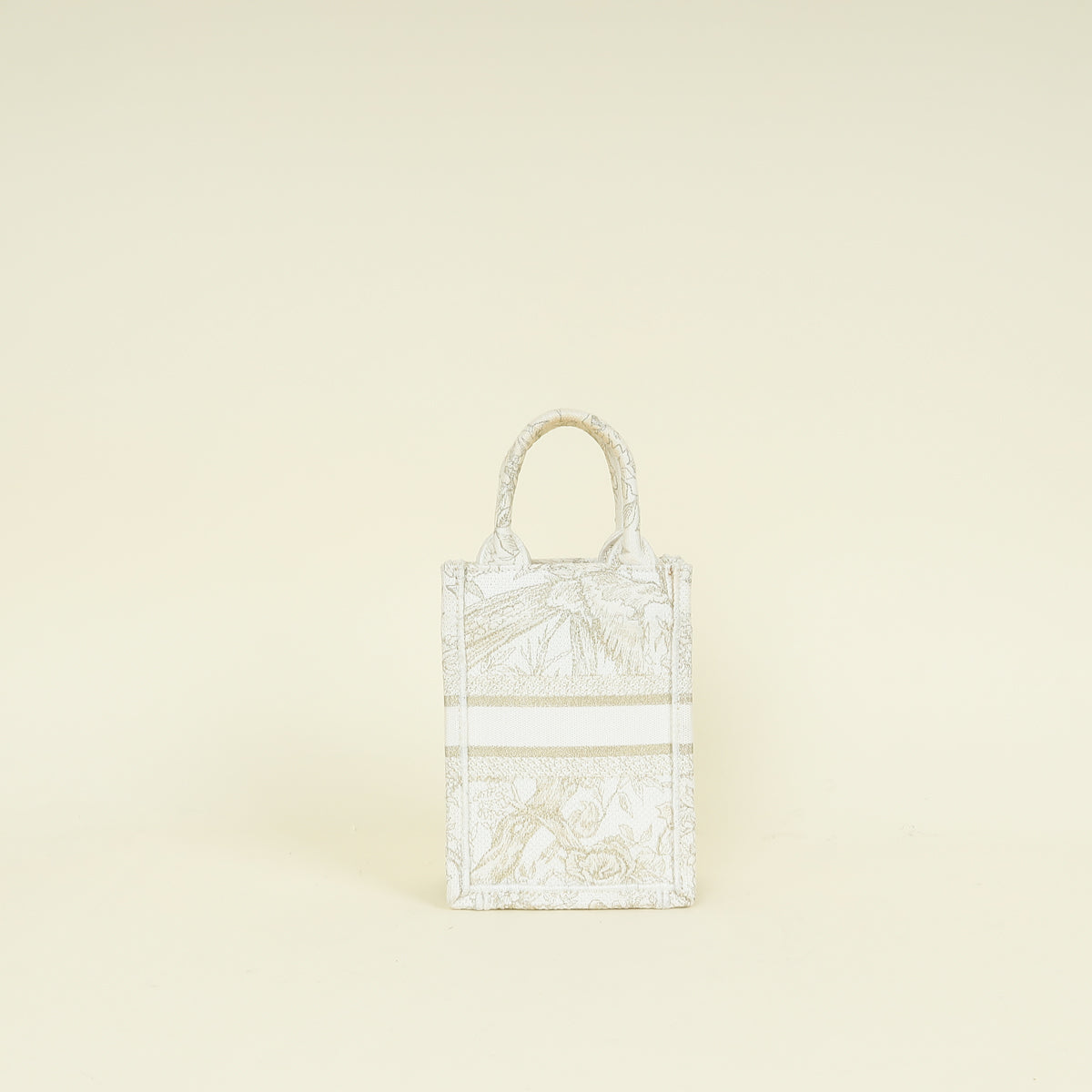 Christian Dior Bicolor Jardin D'hiver Mini Book Tote Phone Bag