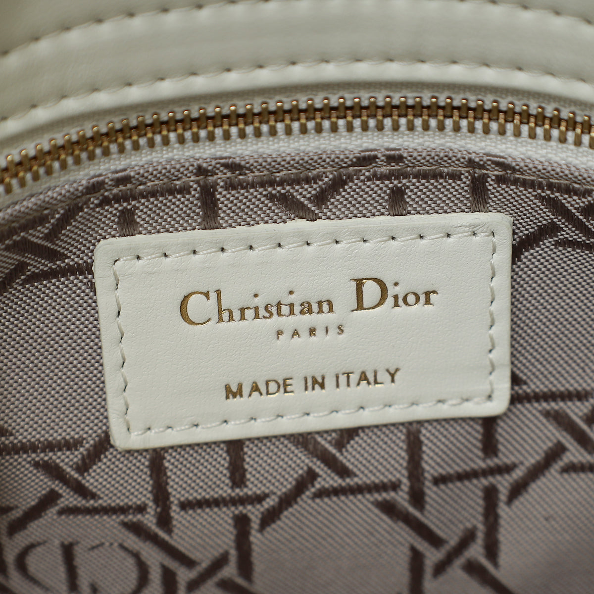Christian Dior Latte Lady Dior My ABC Small Bag