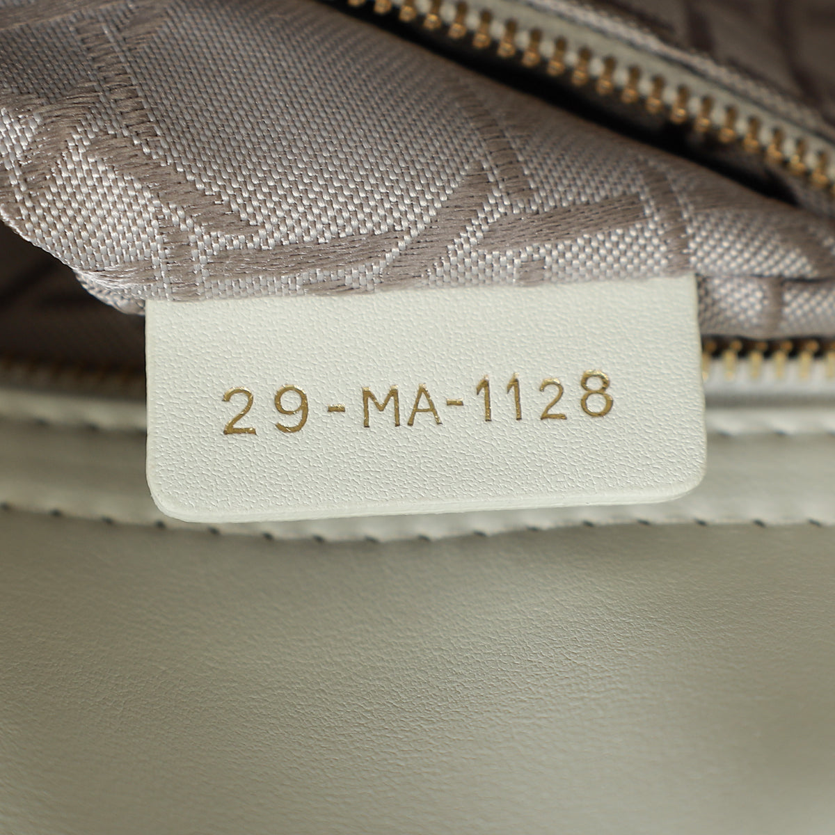 Christian Dior Latte Lady Dior My ABC Small Bag