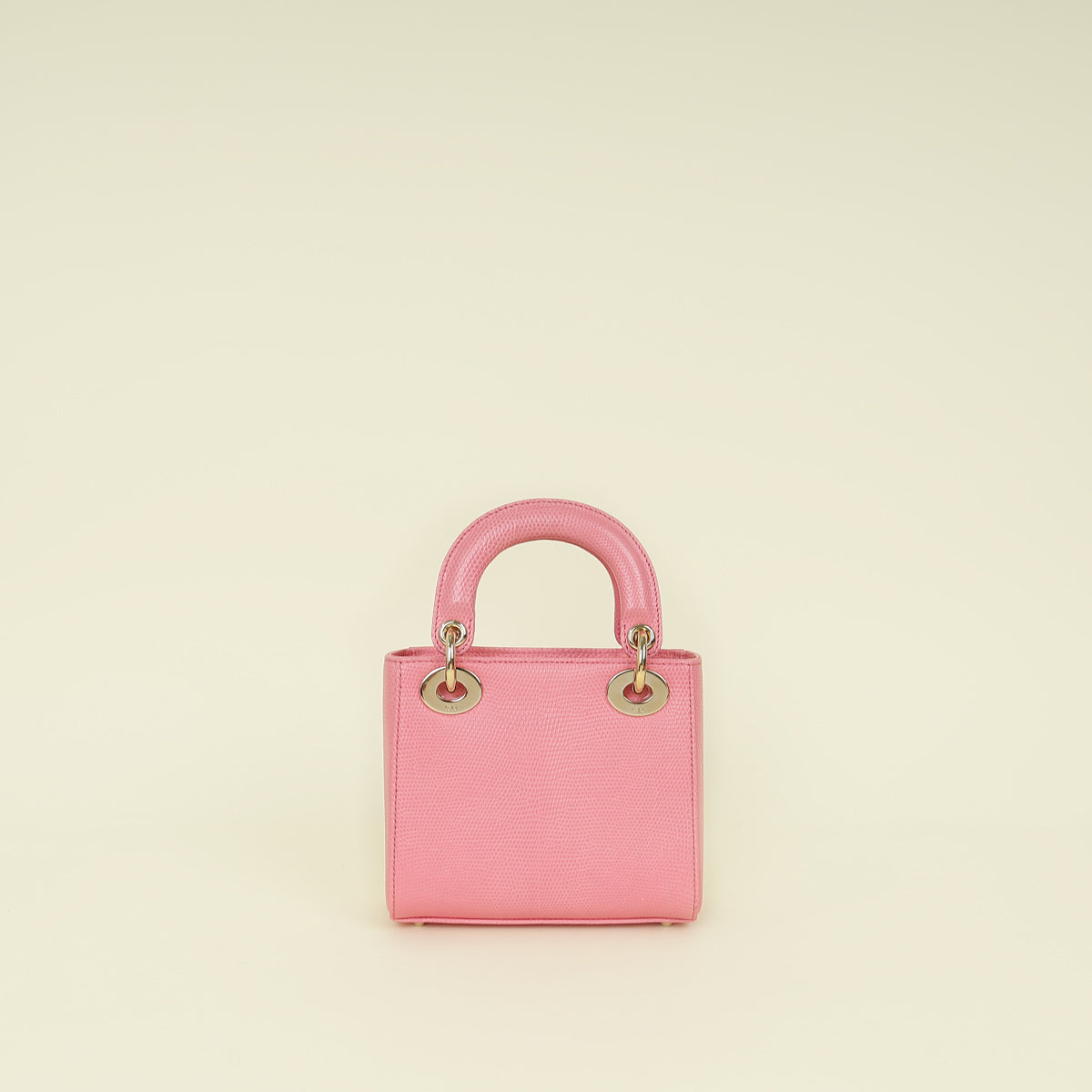 Christian Dior Pink Lady Dior Mini Lizard Chain Bag