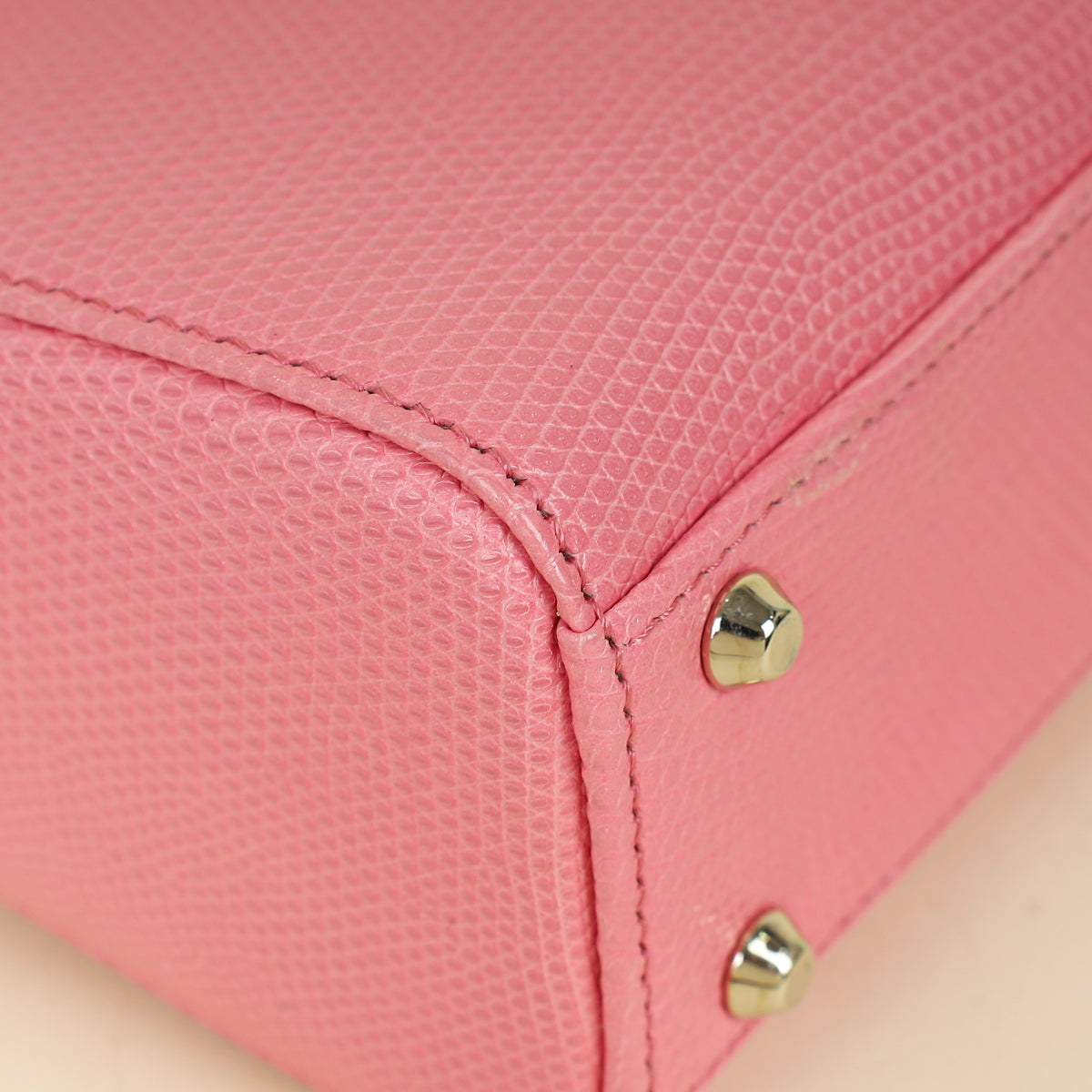 Christian Dior Pink Lady Dior Mini Lizard Chain Bag