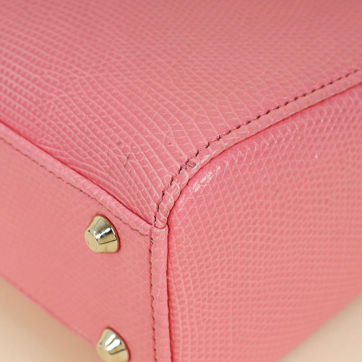 Christian Dior Pink Lady Dior Mini Lizard Chain Bag