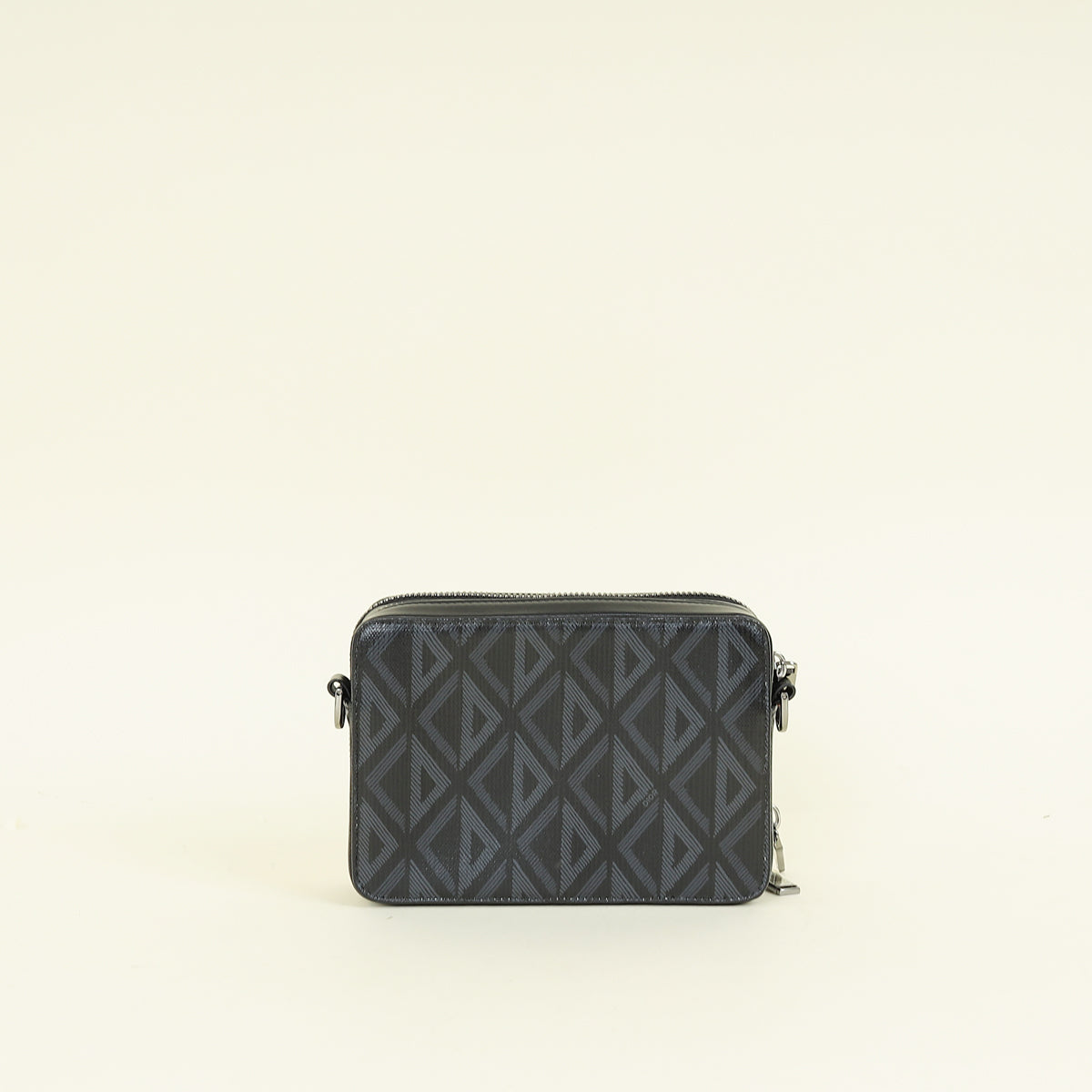 Christian Dior Bicolor CD Diamond Print Messenger Pouch