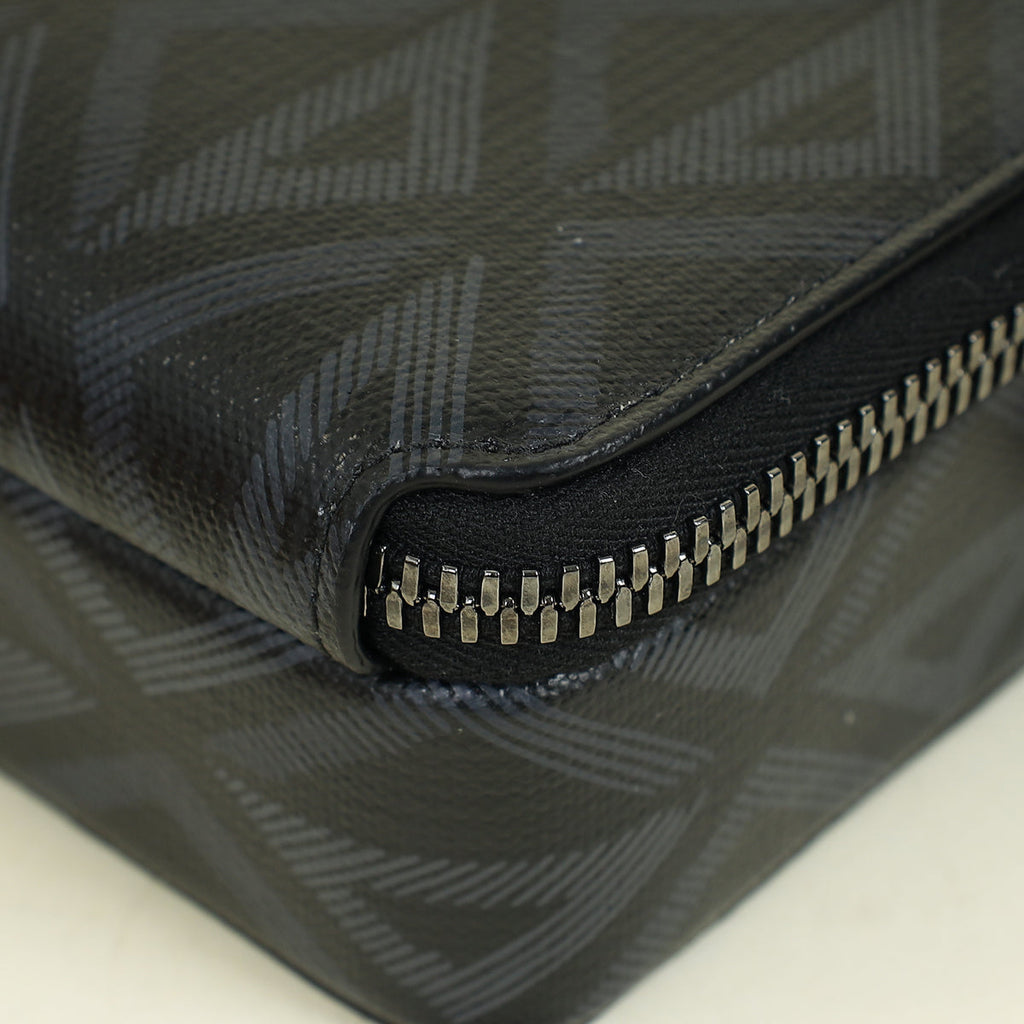 Christian Dior Bicolor CD Diamond Print Messenger Pouch