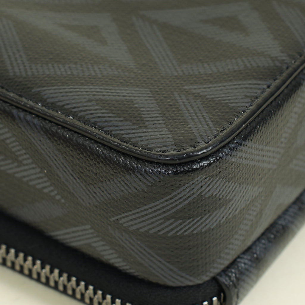 Christian Dior Bicolor CD Diamond Print Messenger Pouch