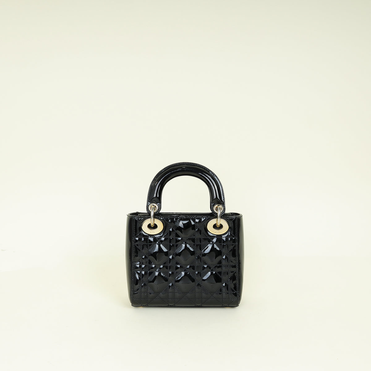 Christian Dior Black Lady Dior Mini Chain Bag