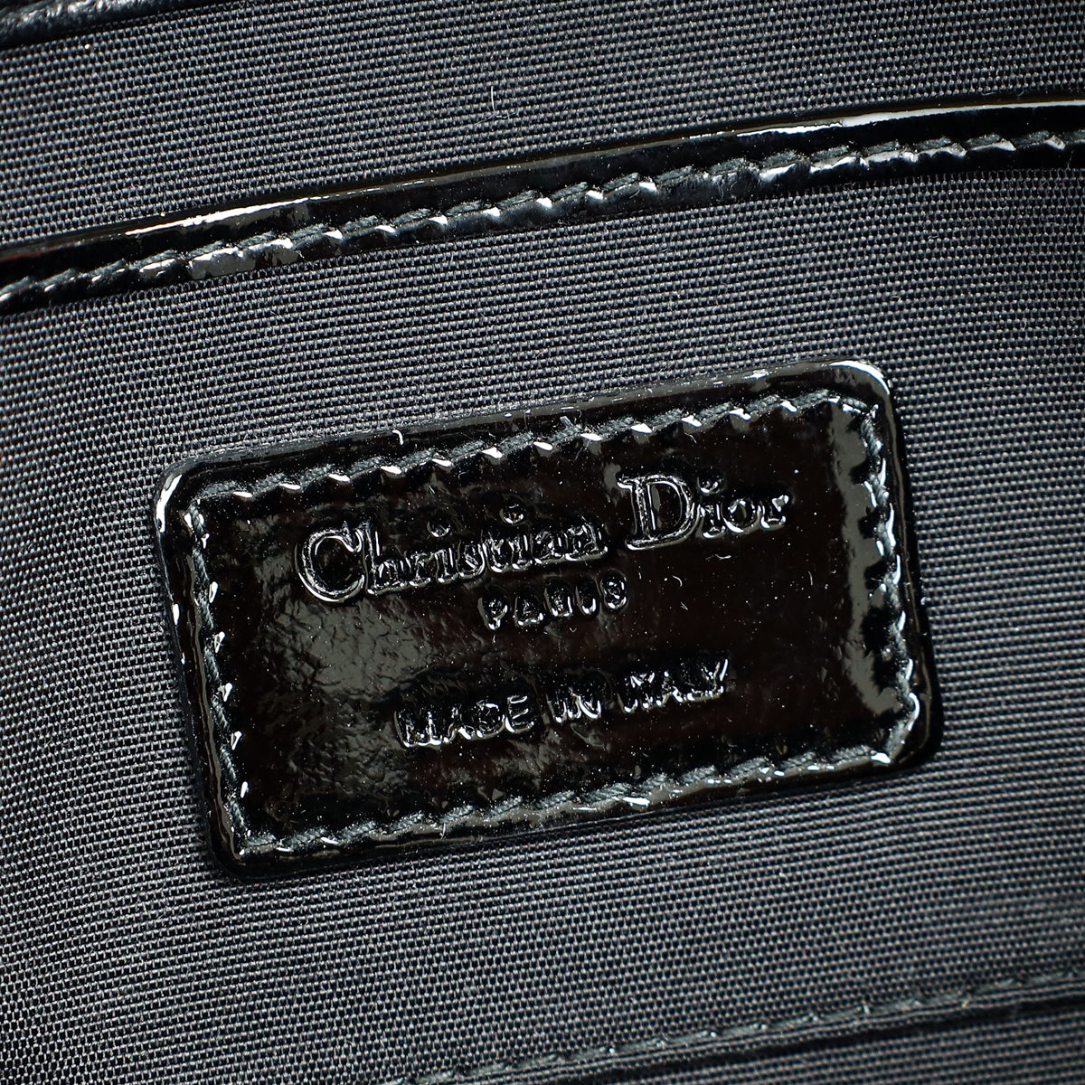 Christian Dior Black Lady Dior Convertible Clutch