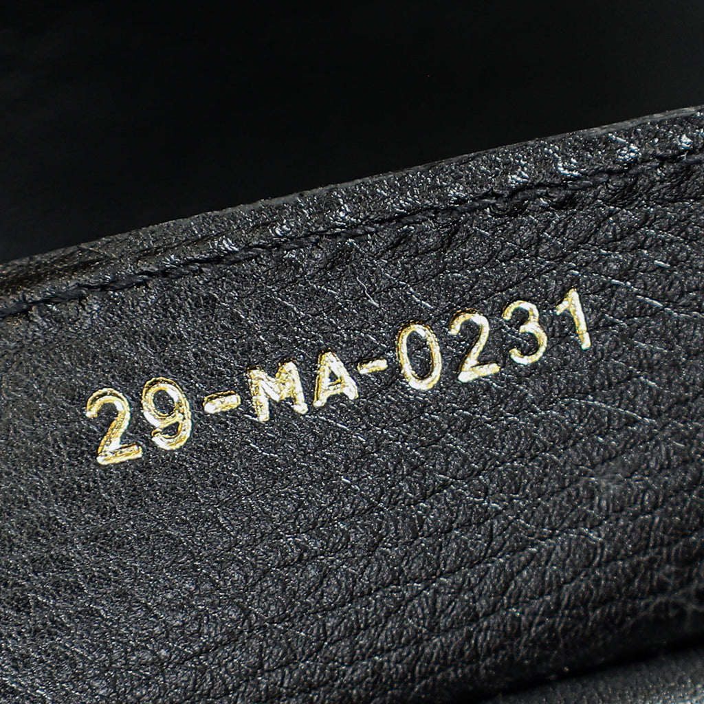 Christian Dior Black Caro Medium Bag