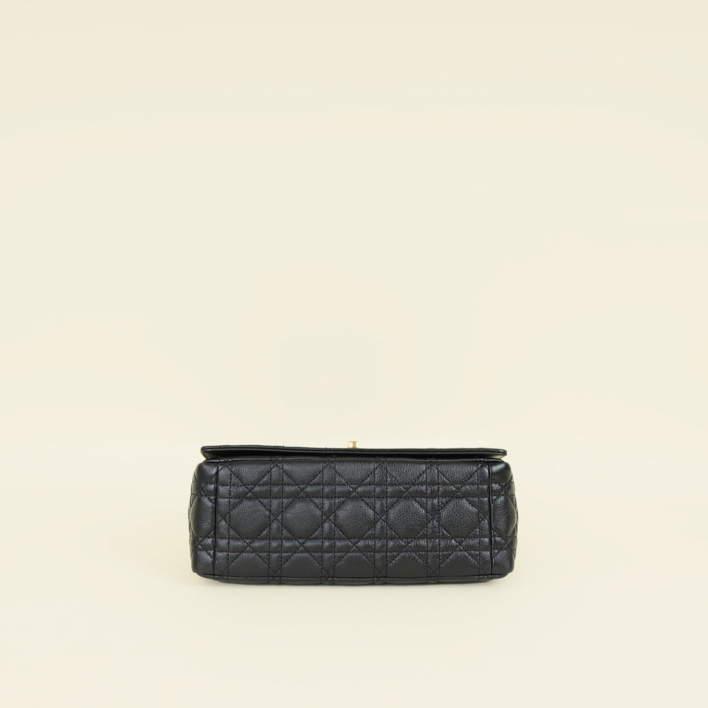 Christian Dior Black Caro Medium Bag