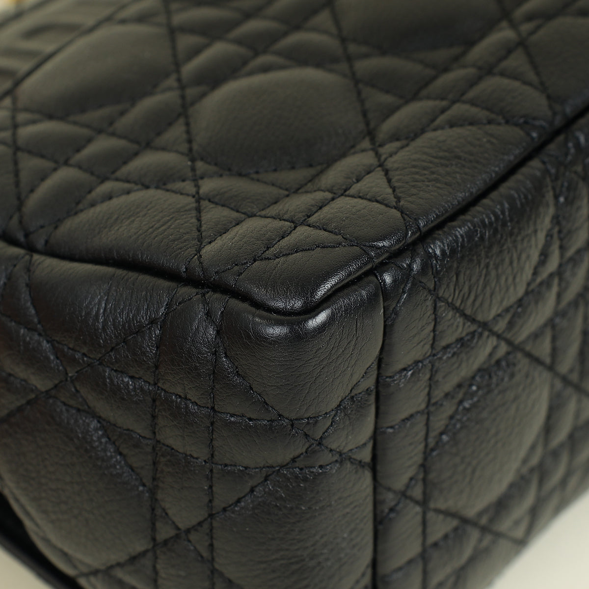 Christian Dior Black Caro Medium Bag