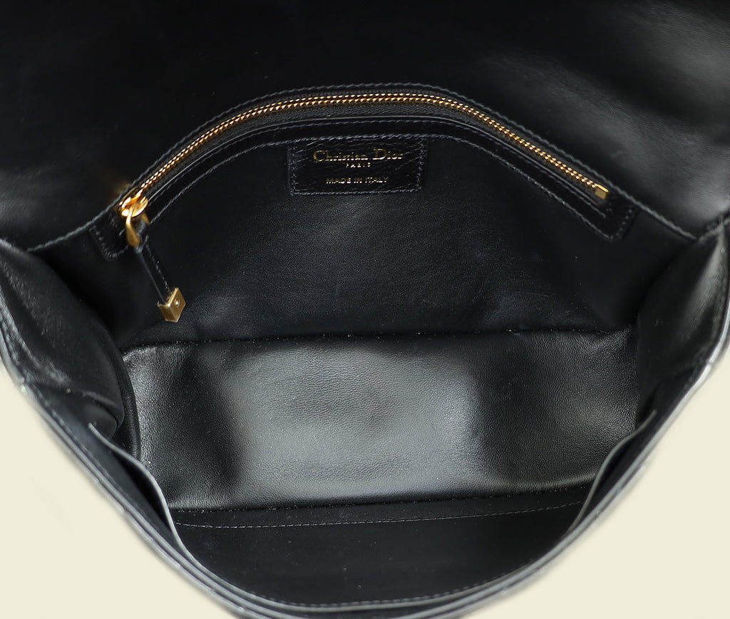 Christian Dior Black Caro Medium Bag