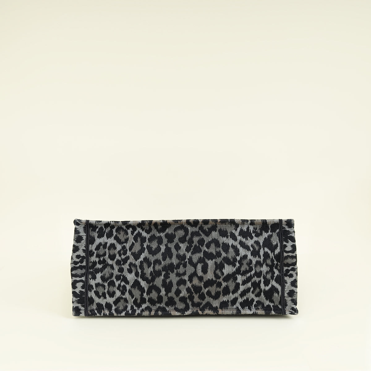 Christian Dior Bicolor Leopard Book Large Tote Bag