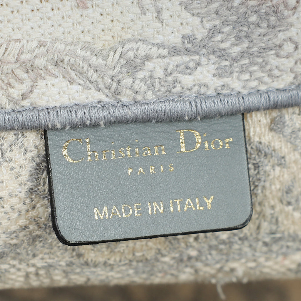Christian Dior Bicolor Toile De Jouy Book Tote Medium Bag