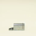 Christian Dior Silver 30 Montaigne Microcannge 2 Way Chain Pouch