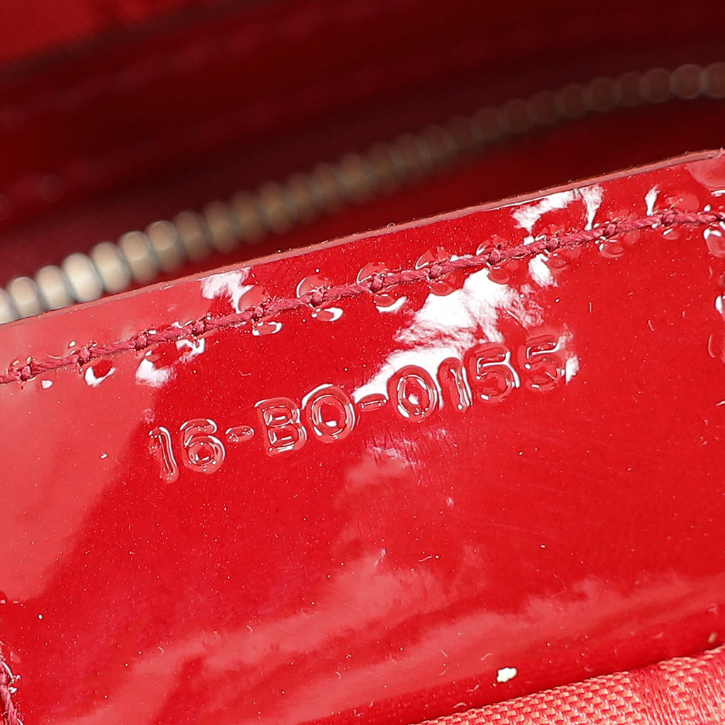 Christian Dior Red Lady Dior Medium Bag