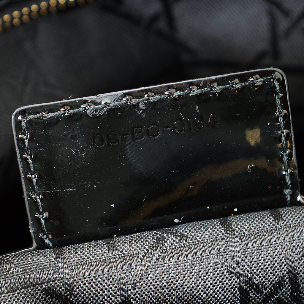 Christian Dior Black Lady Dior Large Bag