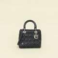 Christian Dior Black Lady Dior Medium Bag