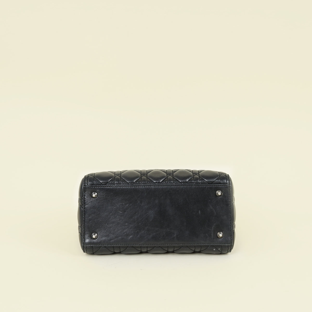 Christian Dior Black Lady Dior Medium Bag