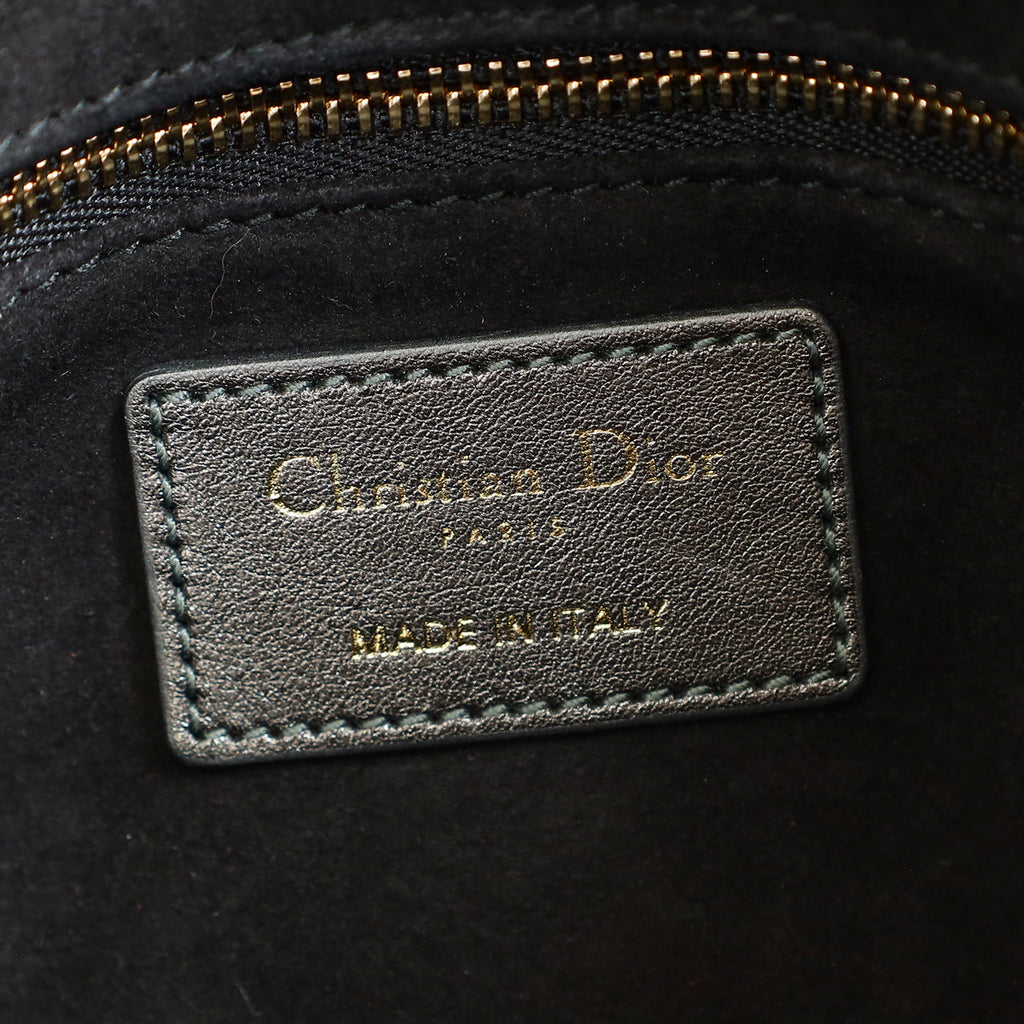 Christian Dior Metallic Asphalte My ABCDior Lady Dior Small Bag