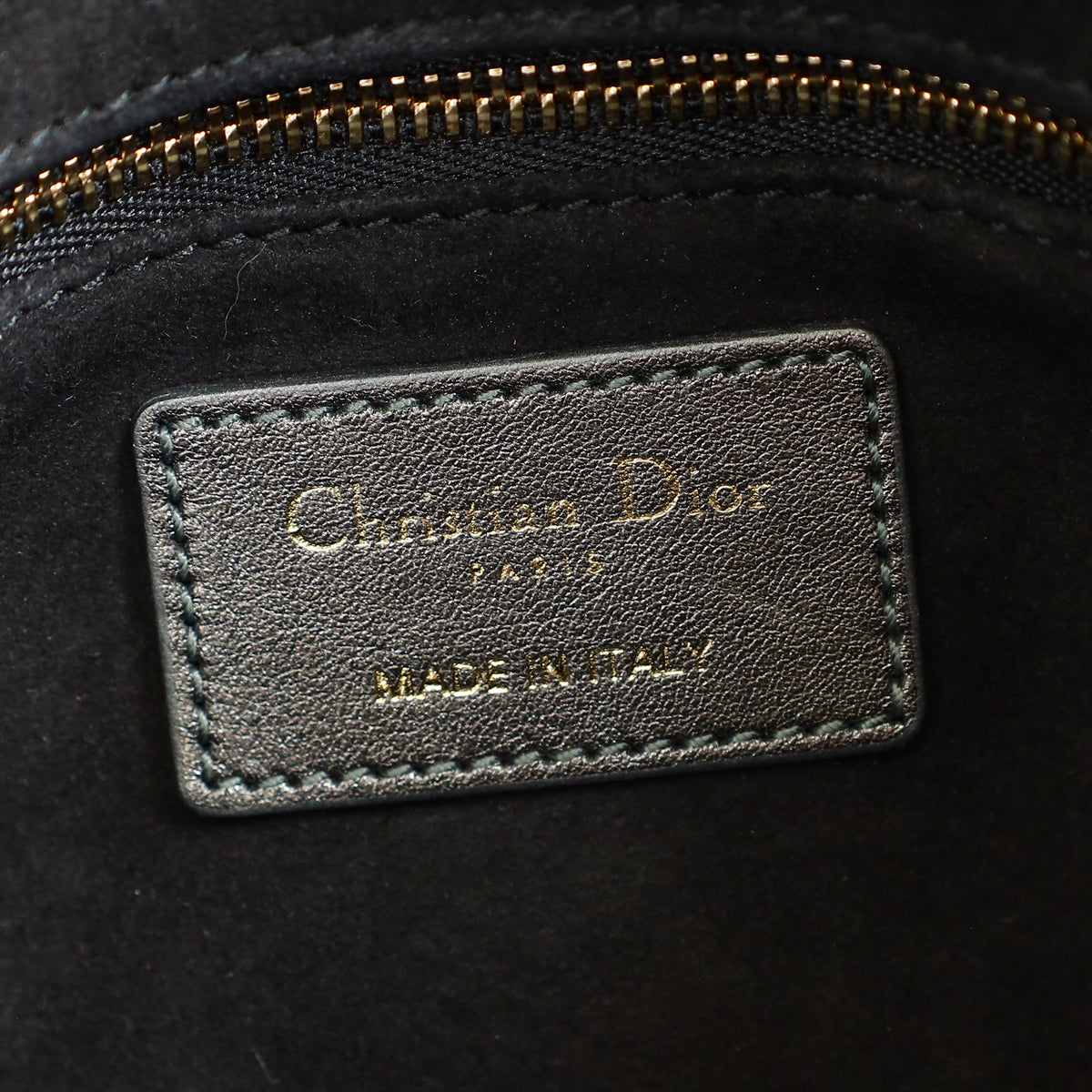 Christian Dior Metallic Asphalte My ABCDior Lady Dior Small Bag