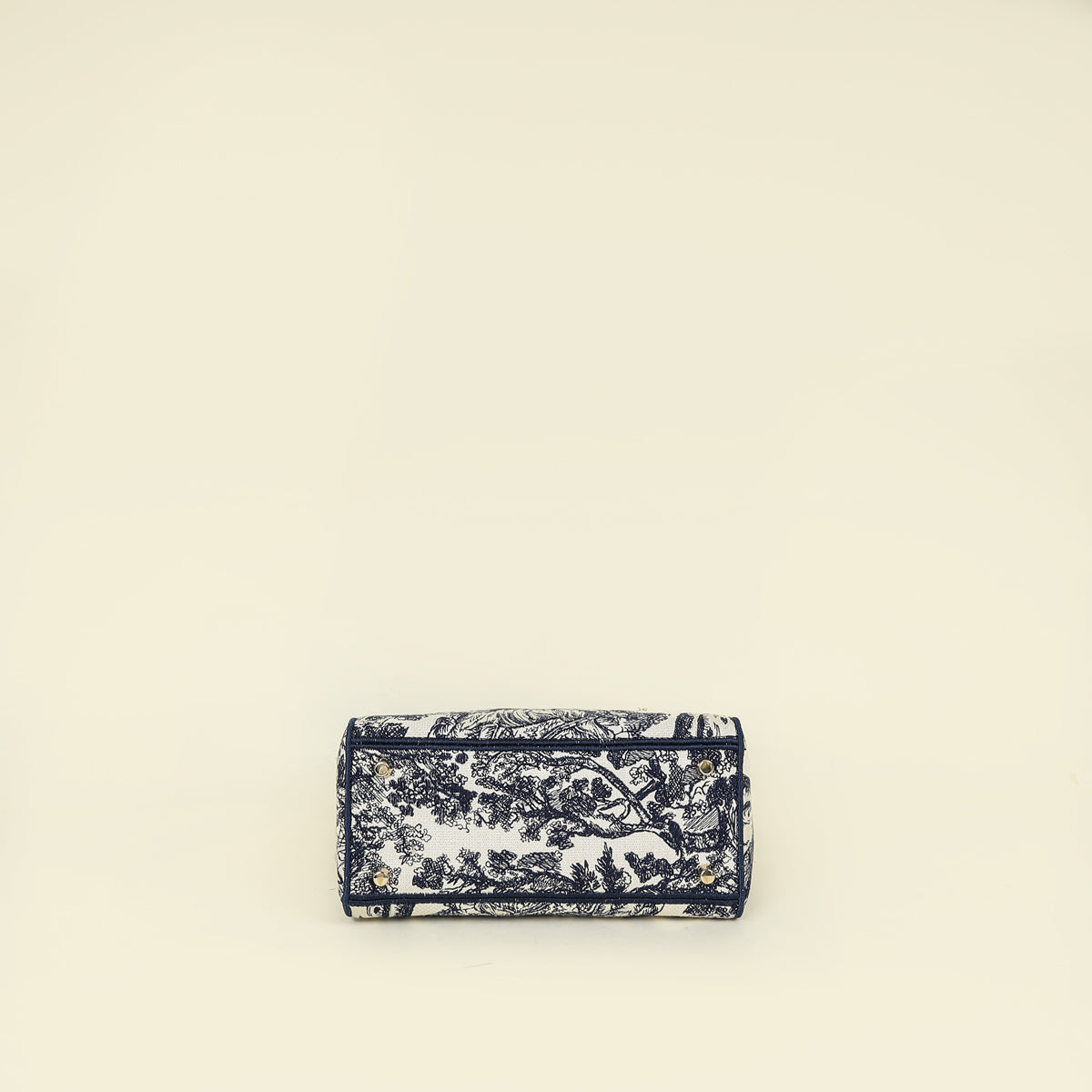 Christian Dior Bicolor Toile De Jouy Lady D-Lite Medium Bag