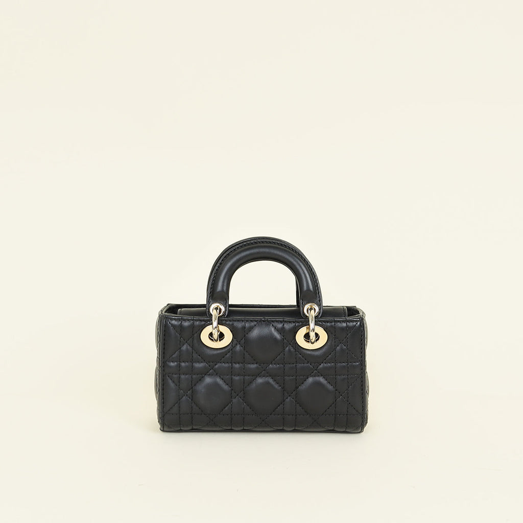 Christian Dior Black D-Joy Micro Bag